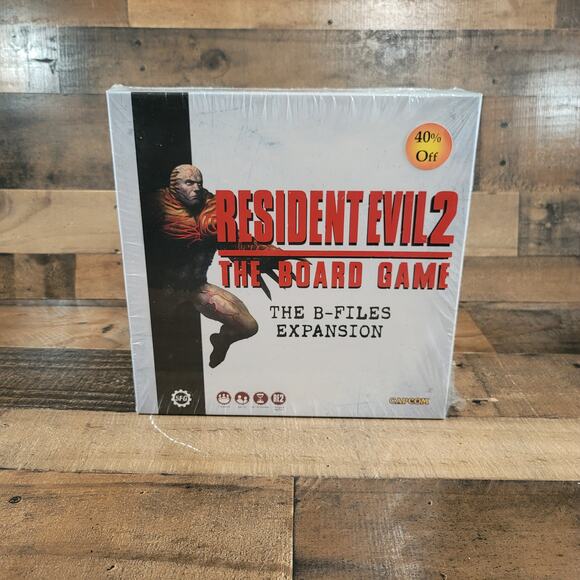 Resident Evil 2 The Board Game The B-Files Expansion Sealed SFG SFRE2-002 - Picture 1 of 5